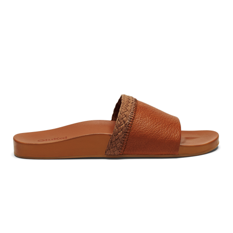 Pākea Women’s Leather Slide Sandals