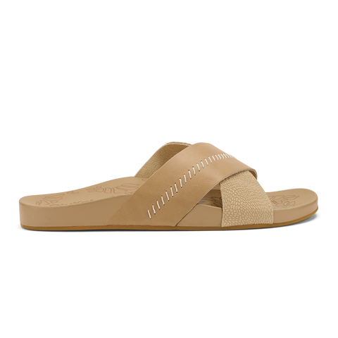 Kīpe‘a Olu Women‘s Leather Slide Sandals